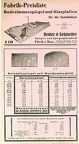 Becker & Geignetter Preisliste A139