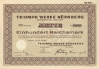 TRIUMPH WERKE NUERNBERG AG von 1933  Nr.002094
