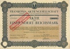 FRANKONIA AG von 1925  Nr.013878