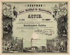 FUERTHER Aktien Gesellschaft fuer Gasbeleuchtung von 1858  Nr.231