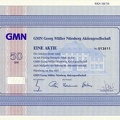 GMN Georg Mueller AG 50 DM  von 1987  Nr.013811