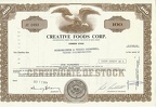 CREATIVE FOODS CORP. von 1974 Nr.JC 2493