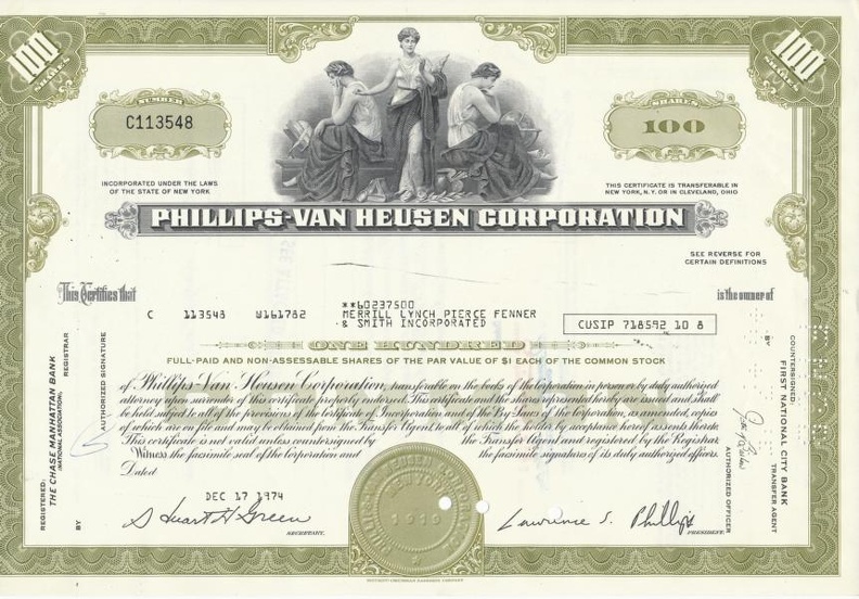 PHILLIPS_VAN HEUSEN CORPORATION von 1974 Nr.C113548.JPG