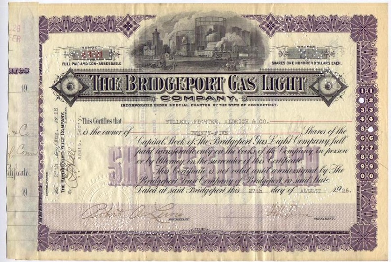 THE BRIDGEPORT GAS LIGHT COMPANY. von 1926 Nr. A3521.JPG