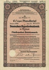 Pfandbrief Deutschen Hypothekenbank in Weimar 4,5x 500 RM  von 1939  Nr.01878