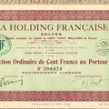 LA HOLDING xFRANAISE Nr. 200.678