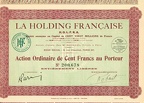 LA HOLDING xFRANAISE Nr. 200.678