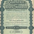 COMPAGNE DE MINES ET MINERAIS  Nr.147333