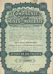 COMPAGNE DE MINES ET MINERAIS  Nr.147333