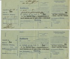 Bayerische Spiegel- und Spiegelfabriken AG. Zahlkarte  1921.01.03